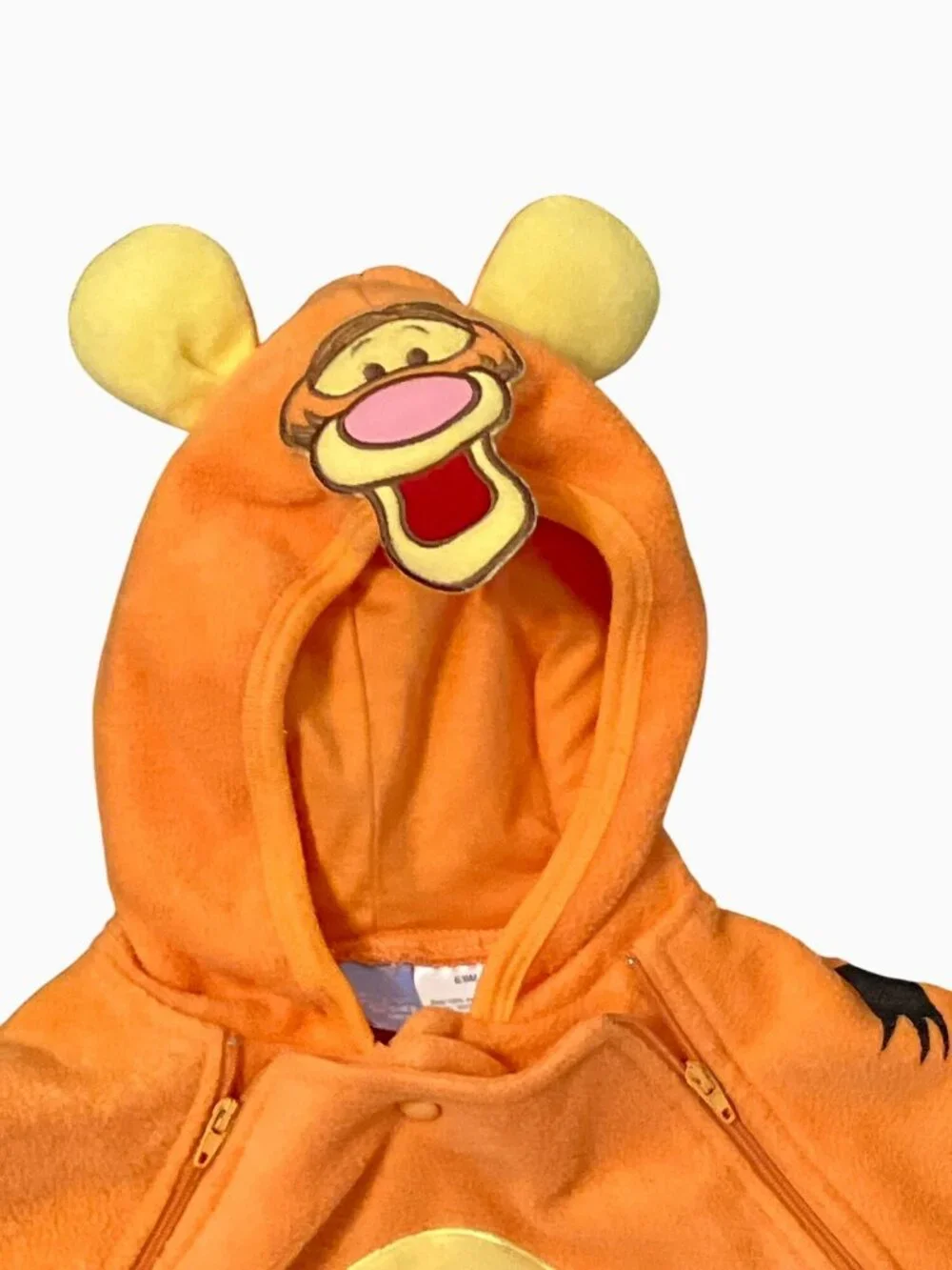 Disney Baby Tigger Infant Costume 6/9M Orange & Yellow Polyester Hooded Outfit